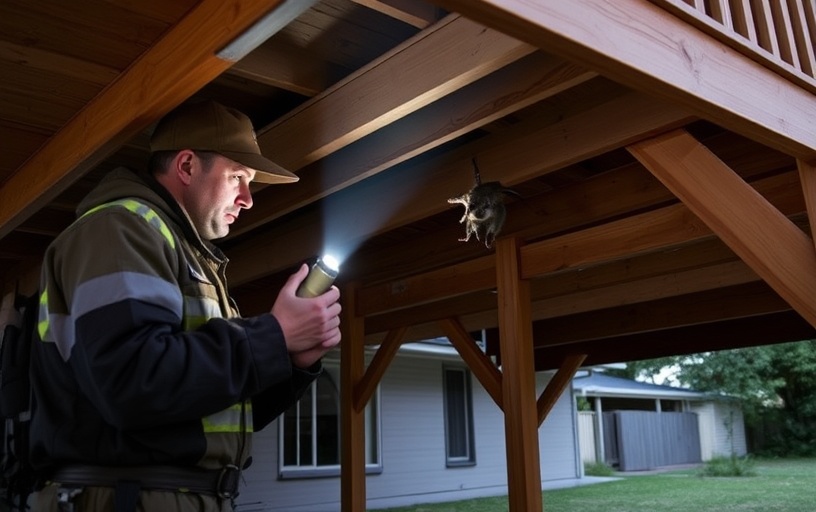 Under Deck Possum Removal in Altona gate